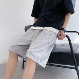 Men's Shorts Plus Size S-3XL Men Summer Fashion Casual Korean Style Sport Sweat Drawstring Cotton Short Harajuku Joggers Beach Wear