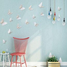 Wall Stickers 3D Hollow Out Butterfly Christmas Decorations Party Wedding Ornament TV Background Decoration