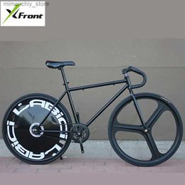 Bikes X-Front brand fixie Bicyc Fixed gear DIY sing speed road bike reverse brakes ma fa Bicicta Q231129