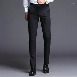 Men's Pants Non-ironing High-end Wrinkle-resistant Formal Professional Trousers 2023 Spring Large Size Business Casual