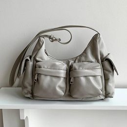 Evening Bags Women Multi-Pocket Handbag Fashion Crossbody Sling Bag Versatile Leather Shoulder Daily Dating