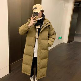 Women's Trench Coats Winter Cotton Clothing Knee-length Korean Temperament Down Jacket Student Thick Coat