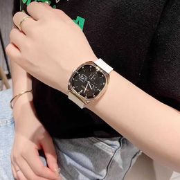 High value square large dial watch for womens sports trend waterproof student dopamine 2024 new high-end