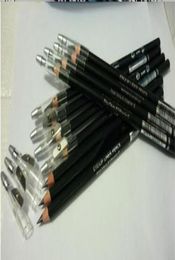 New waterproof eyeliner eyebrow pencil with sharpener eyelip liner pencil black and brown 12PCS5583521