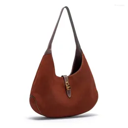 Evening Bags Brand Vintage Elegant Casual Shoulder Underarm Tote Bag Ladies Sling Leather Zip Purses Handbags Women