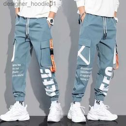 Men's Pants Hip Hop Cargo Pants Men Streetwear Cotton Joggers Fashion Sweatpants Casual Harem Trousers Summer Harajuku Pants Men Women L231129