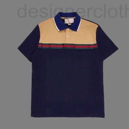 Men's T-Shirts designer luxury level G short sleeved men's POLO shirt casual ancient home t-shirt double loose Paris clothes 86P4