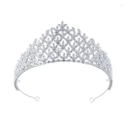 Hair Clips MYFEIVO Zircon Fashion Ornaments Wedding Headband Korean Headwear CZ Bridal Tiara Women HQ2148