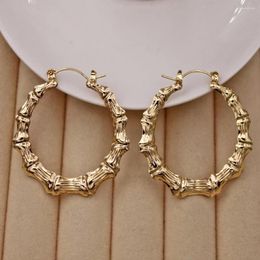 Hoop Earrings Trendy Round Hip Hop Rock For Women's Gold Plated Triangle Jewelry Accessories Wedding Gift