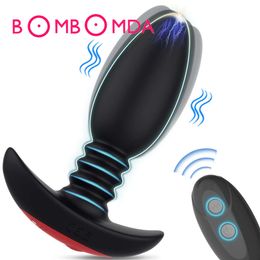 Sex Toy Massager Vibrating Butt Plugs Dildo Vibrator Prostate Massage Wireless App Remote Control Anal Plug G-spot Stimulator Toys for Woman