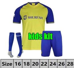 23 24 Al Nassr FC Soccer Jerseys Ronaldo 2023 2024 Home Away CR7 Gonzalo Mane Martinez Talisca Women FANS Player Version Men Kids Kit Fo 5056