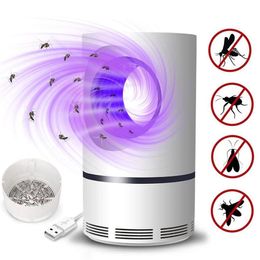 Safefy USB Mosquito Killer Lamp LED Night Light Non-Toxic UV Protection Silent Suitable for Pregnant Women Babies Home Bedroom Off234w
