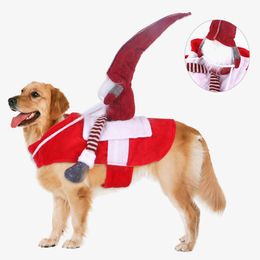 Shoes Horse Riding Christmas Dress Pet Transformation Costume Dog Costume Pet Cosplay Prop Christmas Clothes Fashion Pet Products