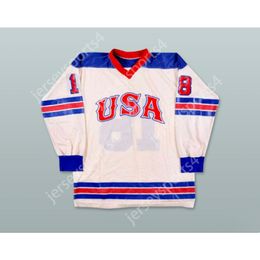 Custom TEAM USA 70'S 18 HOCKEY JERSEY NEW Top Ed S-M-L-XL-XXL-3XL-4XL-5XL-6XL