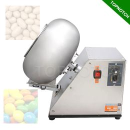 Commercial Chocolate Panning Enrobing Machine Multifunctional Peanut Candy Sugar Coating Spraying Maker