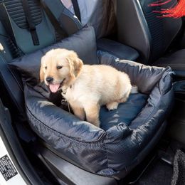 Carrier KANGFEILE Travel Dog Car Seat Cover Folding Hammock Pet Carriers Bag Carrying for Cats Dogs Transportin Perro Autostoel Hond