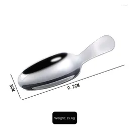 Tea Scoops Ice Cream Spoon Multi-function Practical Stainless Steel Essential Kitchen Innovation Short Handle Spice Accessories Mini