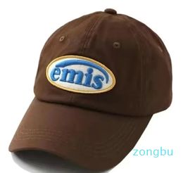 Hats Scarves Sets Ball Caps Ball Caps Korean Niche Brand Emis Fashion Hat Colourful Song Zhiya Same Summer Sunscreen High Quality Baseball