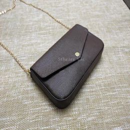 3pcs set women wallets Shoulder bag Handbags Leather Lady Chain Crossbody Messenger bags Card holder Purse319R
