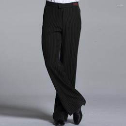 Stage Wear Men's Latin Dance Pants Loose Striped Square Trousers National Standard Modern PantsMen's Clothing