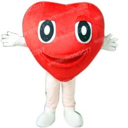 Halloween Love Heart Mascot Costume Simulation Cartoon Character Outfits Suit Adults Size Outfit Unisex Birthday Christmas Carnival Fancy Dress