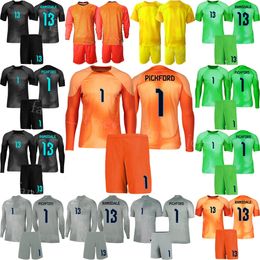 National Team Men Soccer Goalkeeper Aaron Ramsdale Jersey Set 2022-23 GK Long Sleeve Pickford Mary Earps Nick Pope Joe Hart Gordon Banks Football Shirt Kits YingGuo