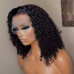 Synthetic Wigs Front Lace Wig Lace Headgear Women's Small Curly Wig High Temperature Silk Long Curly Wig