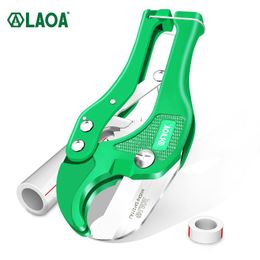 Screwdrivers LAOA 42MM PVC Pipe Cutter Aluminium Alloy Tube Cutting PPR Pipe Tube Cutter 5CR13 Blade PVC/CPVC Ratchet Scissors Hand Tools