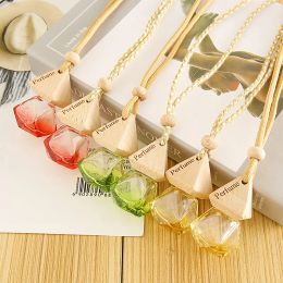 Car Perfume Bottle Car Hanging Decoration Essential Oils Diffusers Perfume Pendant Bottles Fragrance Air Fresher Ornament ZZ