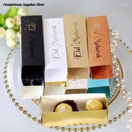 Gift Wrap 5Pcs 2023 Mubarak Box Ramadan Dragee Candy Cookie Packing Muslim Festival Supplies