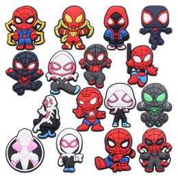 MOQ 20Pcs PVC American Comic Movie Role Shoe Charm Accessories Decoration Buckcle for Clog Bracelet Wristband Party Gift