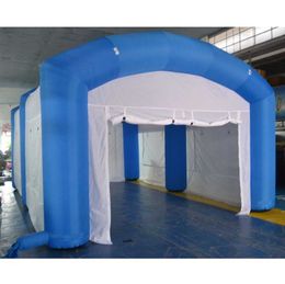 6x4x3mh Manufacturer design high quality oxford Inflatable rectangular tent blue square marquee for wedding and event 6x4x3meters