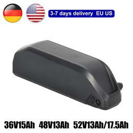 52V Polly eBike Battery 13Ah 17.5Ah 48V 13Ah Downtube Jumbo EBike Battery Pack for 1500W 1000W 500W 350W Bafang Motor