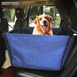 Carriers Waterproof Car Back Seat Covers For Dogs Carriers Portable Foldable Storage Pet Dog Car Carrying Travel Hammock Basket