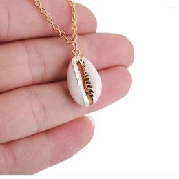 Pendant Necklaces Trendytime Cowrie Conch Natural Shell Necklace For Women Bohemian Ocean Sea Beach Boho Jewellery