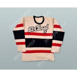 Custom 1960S ST CLOUD STATE HUSKIES HOCKEY JERSEY NEW Top Ed S-M-L-XL-XXL-3XL-4XL-5XL-6XL