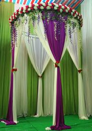 Party Decoration Express Wholesale And Retail Wedding Round Booth Draping With Customzied Size Colour