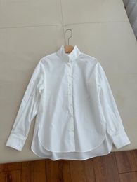 Women's Blouses 2023 Fashion Long-sleeved Sexy Chinese Button-down White Shirt 1125