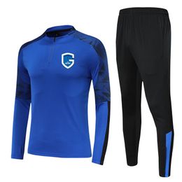 K R C Genk Kids Size 4XS to 2Xl Running Tracksuits Sets Men Outdoor football Suits Home Kits Jackets Pant Sportswear Hiking Socce201S