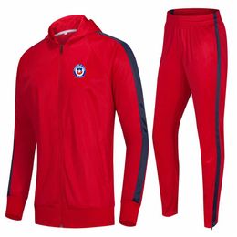 20 21 Chile Kids Soccer Tracksuit Men Training Uniforms Men's Thai Quality Club Set With Logo Adult sportswear204O