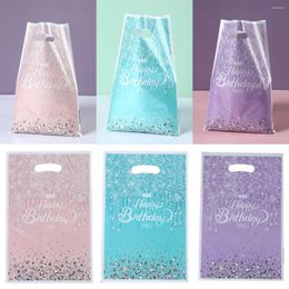 Gift Wrap Shiny Diamonds Plastic Bag Loot Sweet Girls Happy Birthday S Kids Supplies Theme Candy