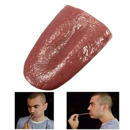 Hot Horror Funny Tricks Whole Person False Simulation Rubber Tongue Prank Maker Trick Kids Boy Toys Halloween Prank Silicone