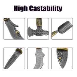 Screwdrivers Damascus Steel Knife DIY Cutter Making Materials Pattern Steel Bar Blade Blank Has Been Heat Treating Pocket Knives Hand Tool