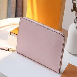 By The Pool 2021 Fashion Empreinte Leather Standard Long Zippy Wallets Available in 3 Colors Pink Blue Vanilla Yellow M80402 Come 340l