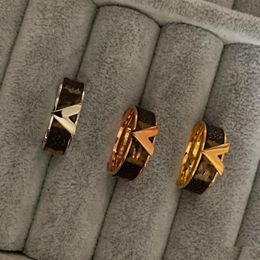 Band Rings Easy Chic Extravagant Ring Real Leather Love Gold Sier Rose Colours Stainless Steel Couple Fashion Design Women Men Jewelr Dhpmy