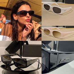 Designer womens sunglasses fashion small frame rectangular UV400 resistant mirror high quality light colored decorative mirror multiple colors available SL329