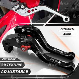 For Kawasaki Z900 Z 900 2017-Present 3D Short Clutch Lever Brake Set Adjustable Handle Levers Motorcycle Accessories Parts