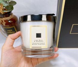 Candles Wild Bluebell Sea Salt Lime Basil Scented Candle Bougie Parfume London Long Smell Wax Fragrance Top Quality7530298