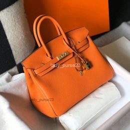 First hbirkins Bag Layer Tote Designer Lady Classic Bags 2023 Cowhide Women's Leather Large Capacity One Shoulder Handbag N12x