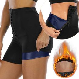 Waist Tummy Shaper 1/2PCS Hot Sweat Pants Sauna Effect Slimming Shapewear Women Hip Lifter High Waist Tight Shorts Fitness Gym Body Shaper LeggingsL231129